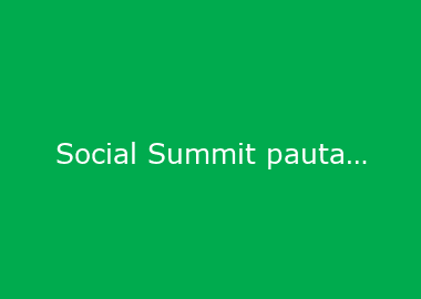 Social Summit pauta o desenvolvimento com sustentabilidade